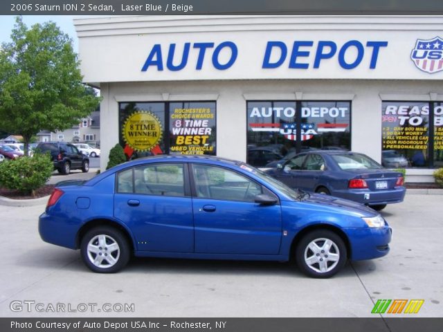 2006 Saturn ION 2 Sedan in Laser Blue