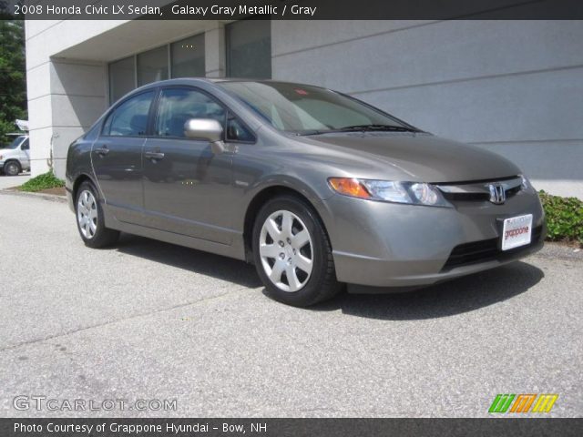 2008 Honda Civic LX Sedan in Galaxy Gray Metallic