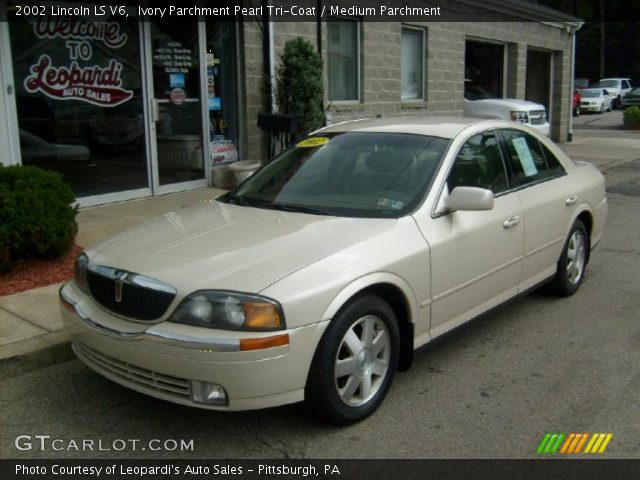 2002 Lincoln LS V6 in Ivory Parchment Pearl Tri-Coat