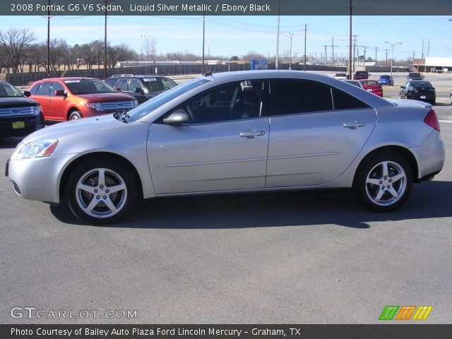 2008 Pontiac G6 V6 Sedan in Liquid Silver Metallic