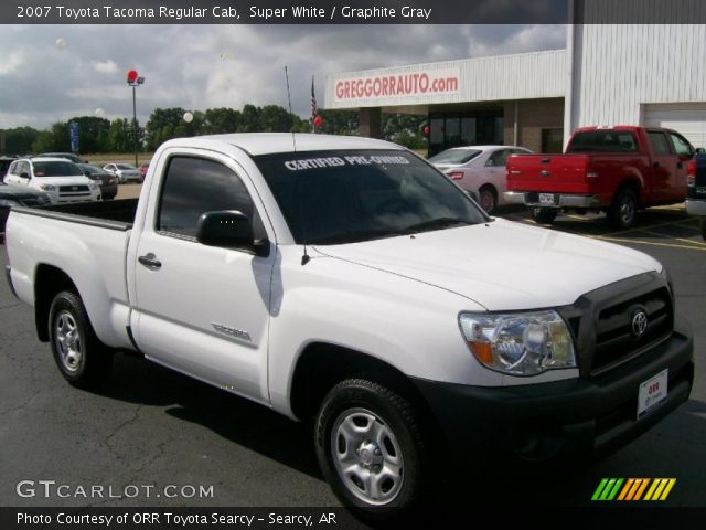 2007 Toyota Tacoma Regular Cab in Super White