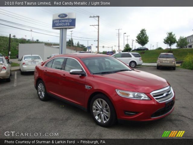 2010 Ford Taurus Limited in Red Candy Metallic