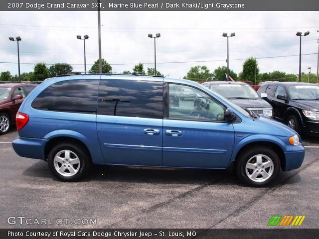 2007 Dodge Grand Caravan SXT in Marine Blue Pearl