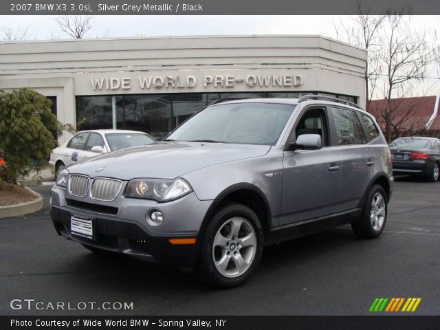 2007 BMW X3 3.0si in Silver Grey Metallic