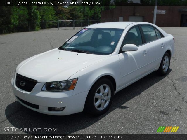 2006 Hyundai Sonata LX V6 in Powder White Pearl