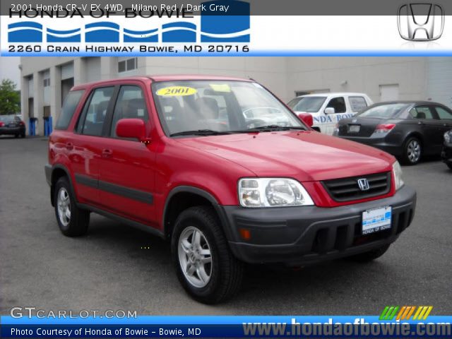 2001 Honda CR-V EX 4WD in Milano Red