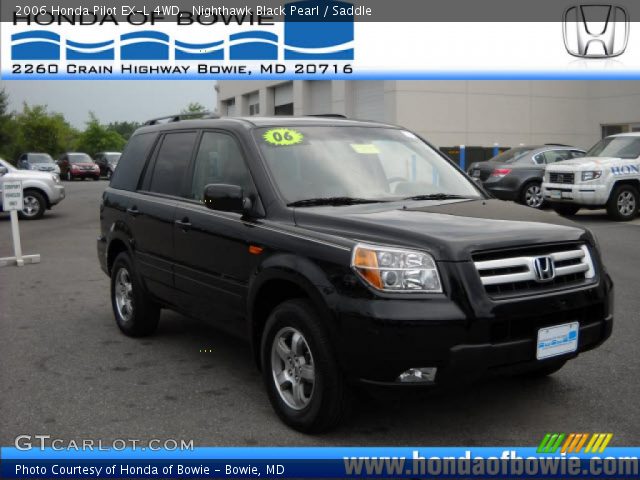 2006 Honda Pilot EX-L 4WD in Nighthawk Black Pearl