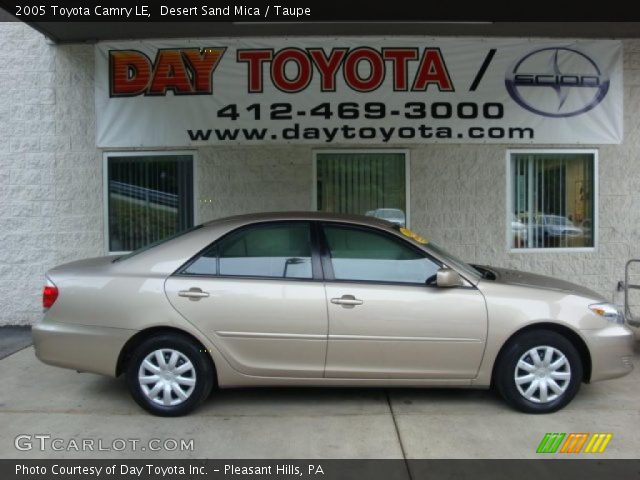 2005 Toyota Camry LE in Desert Sand Mica