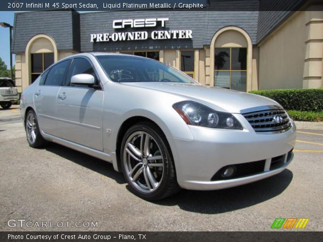 2007 Infiniti M 45 Sport Sedan in Liquid Platinum Metallic