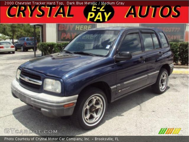 2000 Chevrolet Tracker Hard Top in Dark Blue Metallic