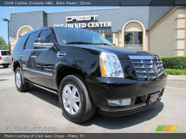 2008 Cadillac Escalade AWD in Black Raven