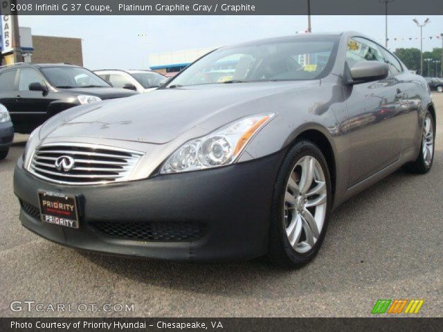 2008 Infiniti G 37 Coupe in Platinum Graphite Gray