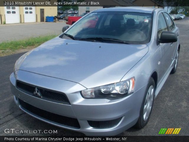 2010 Mitsubishi Lancer DE in Apex Silver Metallic