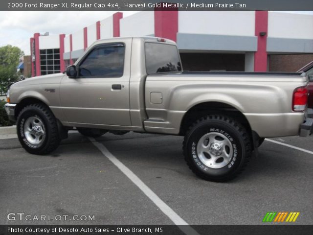 2000 Ford Ranger XL Regular Cab 4x4 in Harvest Gold Metallic