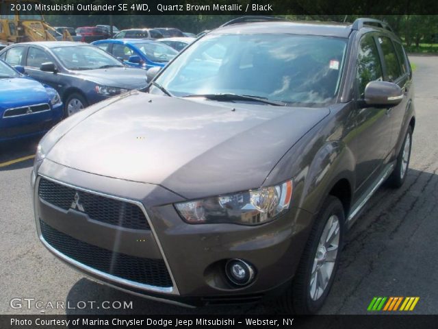 2010 Mitsubishi Outlander SE 4WD in Quartz Brown Metallic