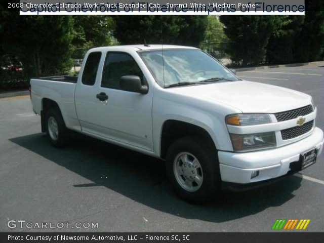 2008 Chevrolet Colorado Work Truck Extended Cab in Summit White