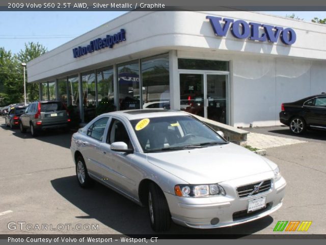 2009 Volvo S60 2.5T AWD in Silver Metallic