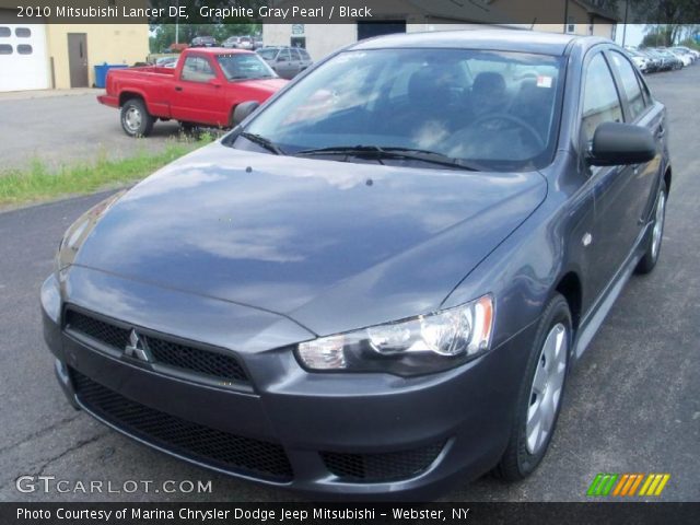 2010 Mitsubishi Lancer DE in Graphite Gray Pearl