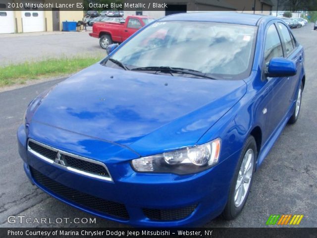2010 Mitsubishi Lancer ES in Octane Blue Metallic