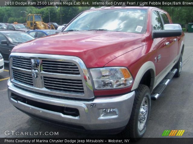 2010 Dodge Ram 2500 Laramie Mega Cab 4x4 in Inferno Red Crystal Pearl