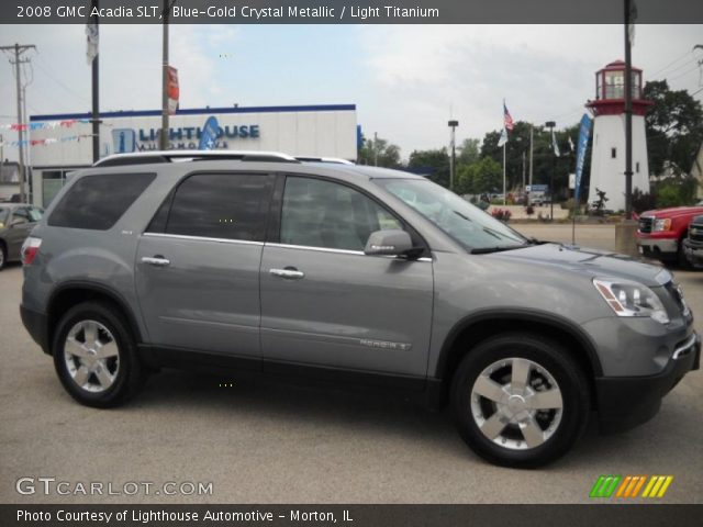 2008 GMC Acadia SLT in Blue-Gold Crystal Metallic