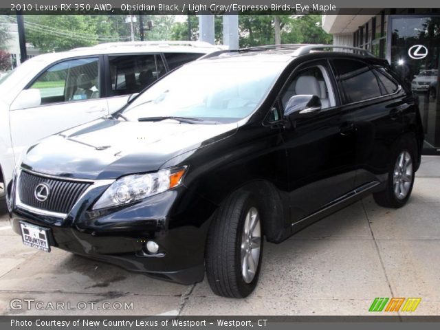 2010 Lexus RX 350 AWD in Obsidian Black