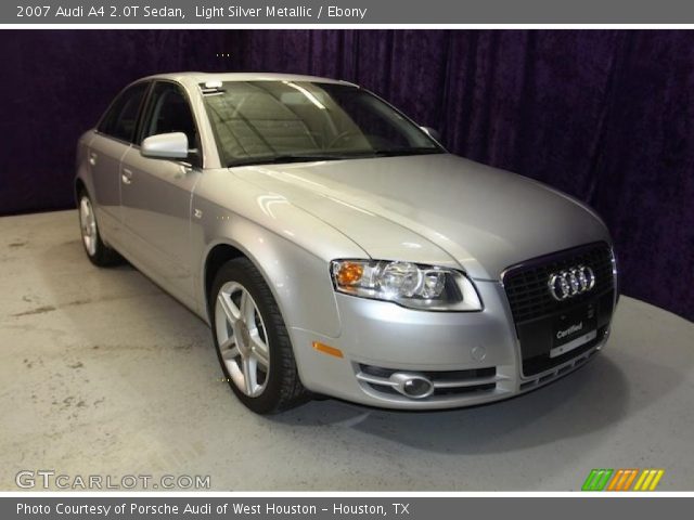2007 Audi A4 2.0T Sedan in Light Silver Metallic