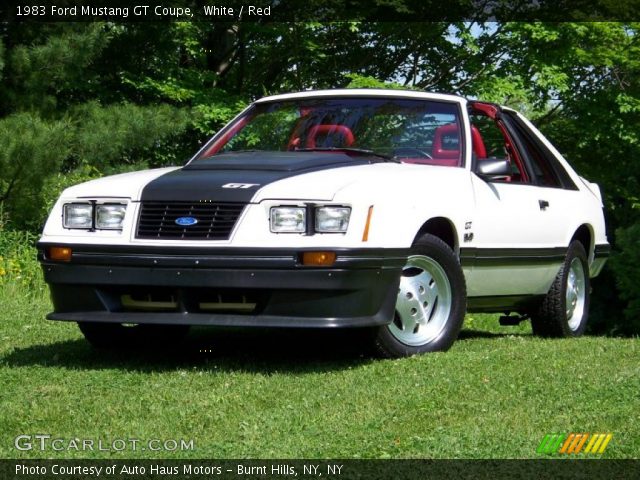 1983 Ford Mustang GT Coupe in White