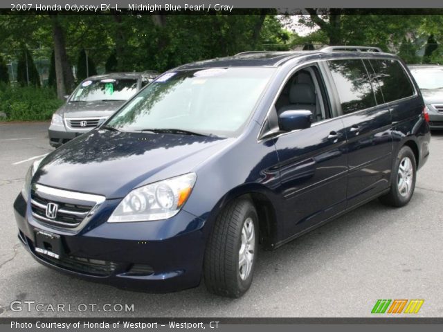 2007 Honda Odyssey EX-L in Midnight Blue Pearl