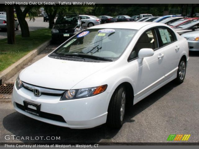 2007 Honda Civic LX Sedan in Taffeta White