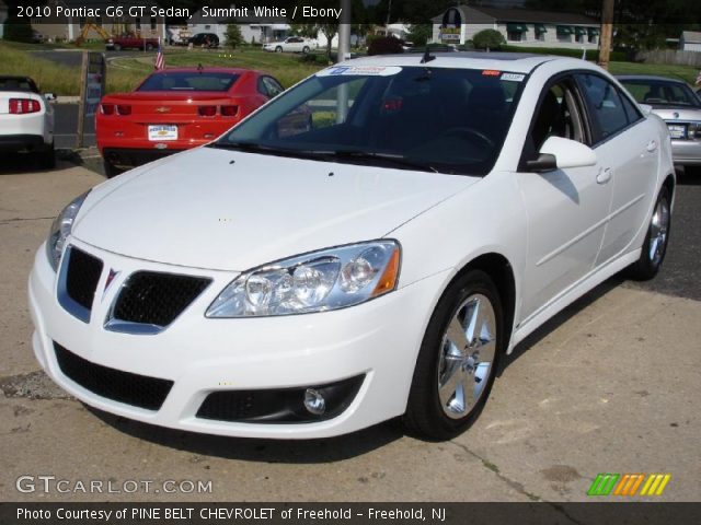 2010 Pontiac G6 GT Sedan in Summit White