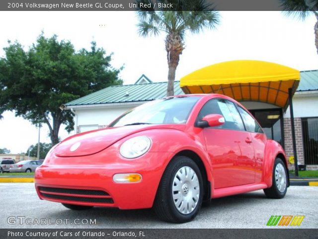 2004 Volkswagen New Beetle GL Coupe in Uni Red