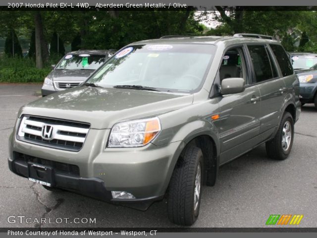 2007 Honda Pilot EX-L 4WD in Aberdeen Green Metallic