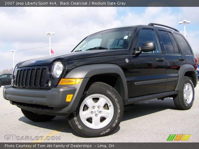 2007 Jeep Liberty Sport 4x4 in Black Clearcoat