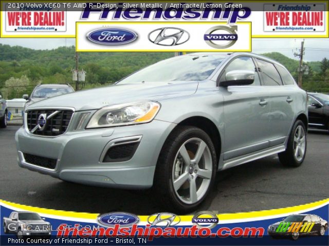 2010 Volvo XC60 T6 AWD R-Design in Silver Metallic