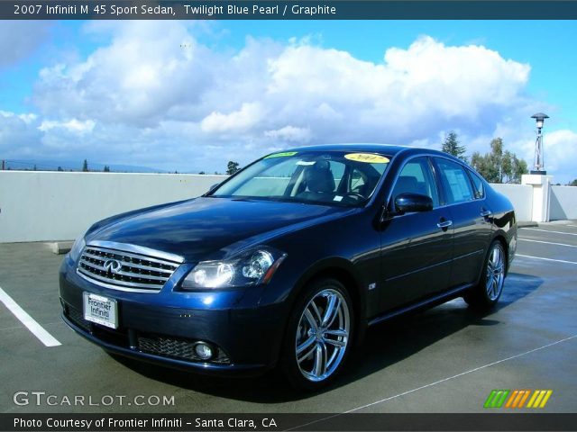 2007 Infiniti M 45 Sport Sedan in Twilight Blue Pearl