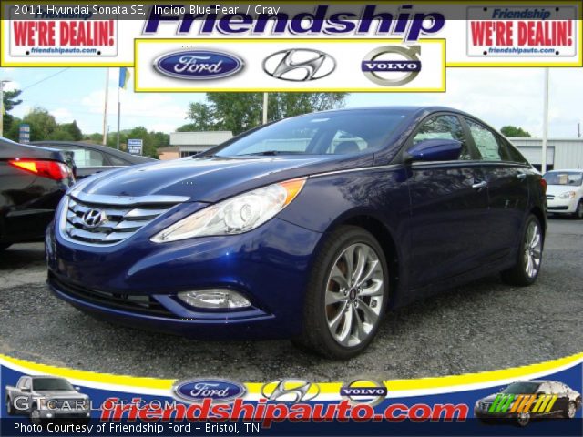 2011 Hyundai Sonata SE in Indigo Blue Pearl