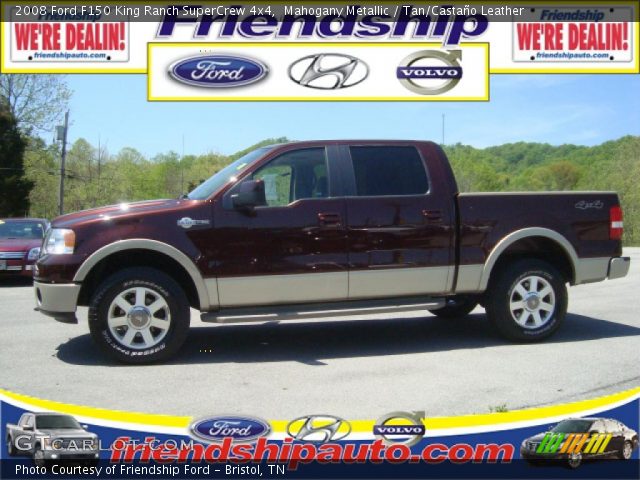 2008 Ford F150 King Ranch SuperCrew 4x4 in Mahogany Metallic