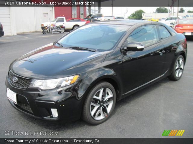 2010 Kia Forte Koup SX in Ebony Black