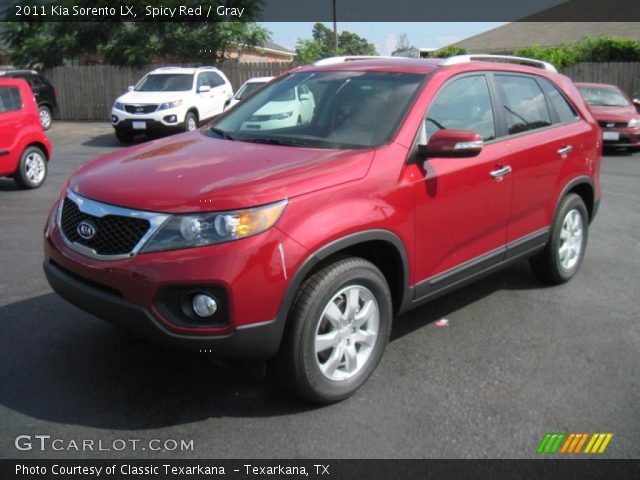 2011 Kia Sorento LX in Spicy Red