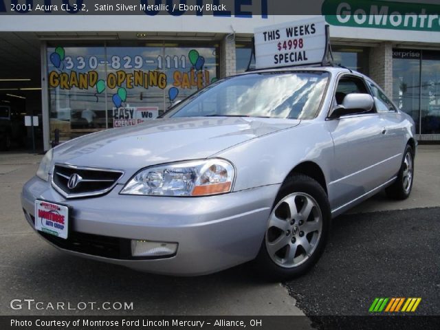 2001 Acura CL 3.2 in Satin Silver Metallic