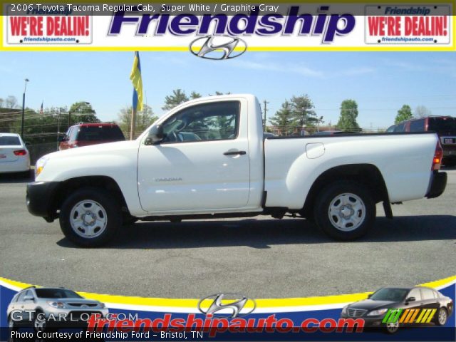 2006 Toyota Tacoma Regular Cab in Super White