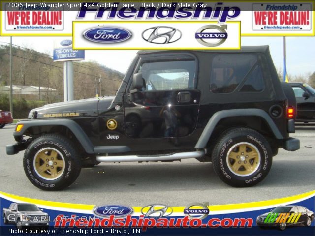 2006 Jeep Wrangler Sport 4x4 Golden Eagle in Black