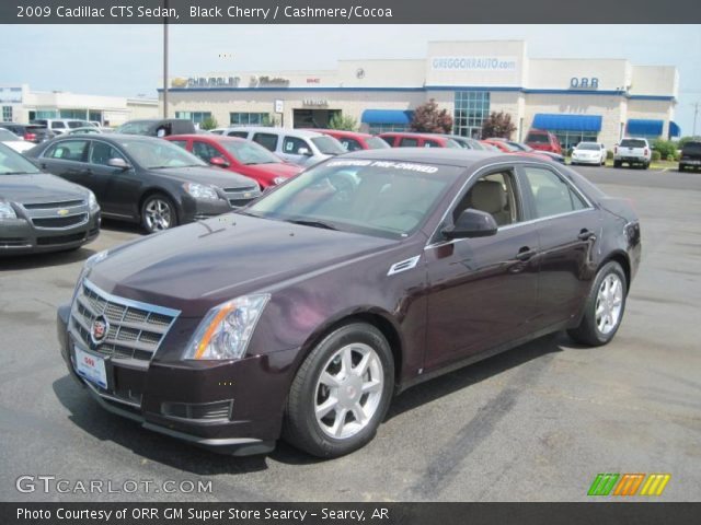 2009 Cadillac CTS Sedan in Black Cherry