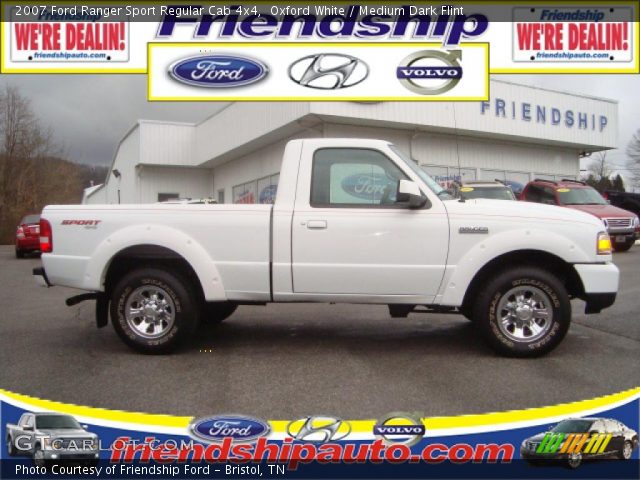 2007 Ford Ranger Sport Regular Cab 4x4 in Oxford White