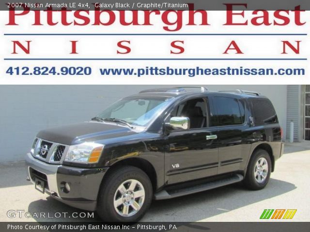 2007 Nissan Armada LE 4x4 in Galaxy Black