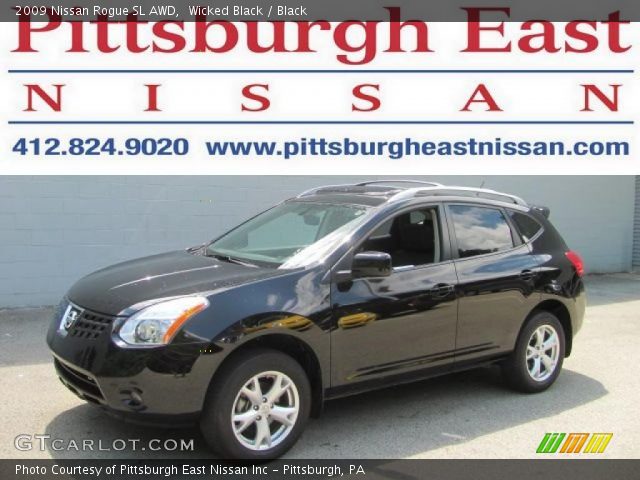 2009 Nissan Rogue SL AWD in Wicked Black