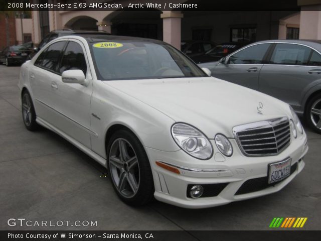 2008 Mercedes-Benz E 63 AMG Sedan in Arctic White
