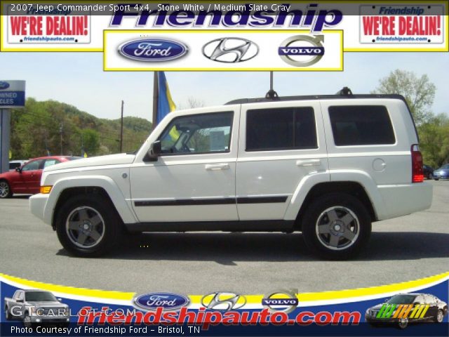 2007 Jeep Commander Sport 4x4 in Stone White