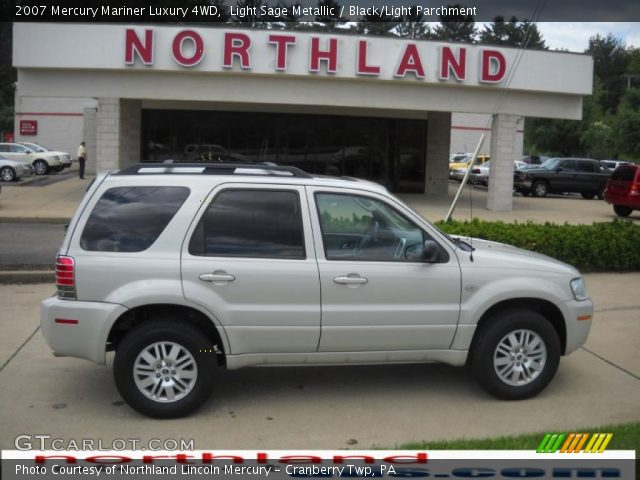 2007 Mercury Mariner Luxury 4WD in Light Sage Metallic